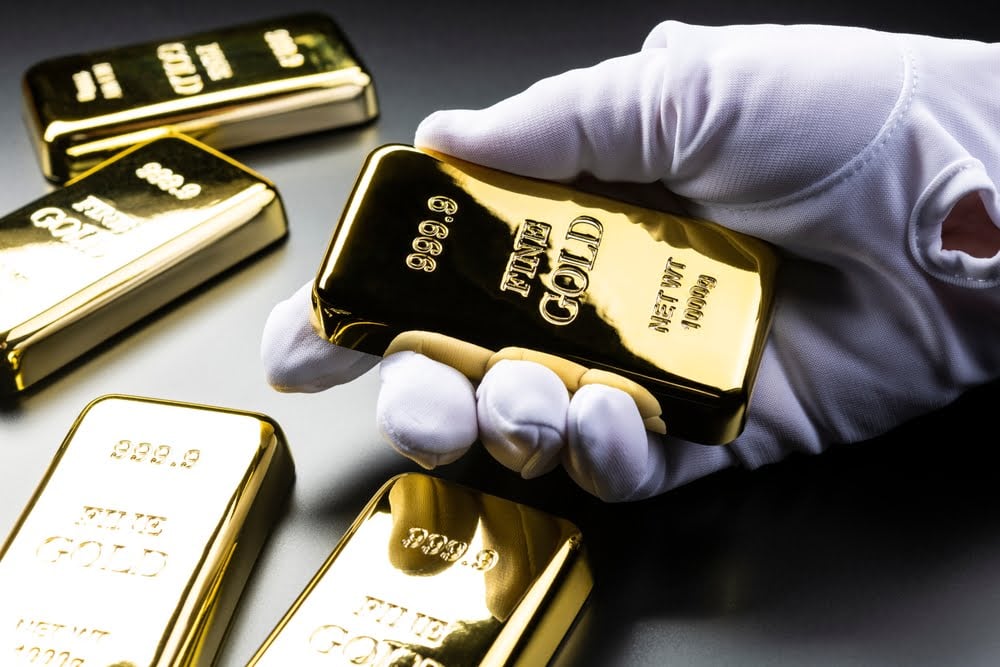 Gold assay bars